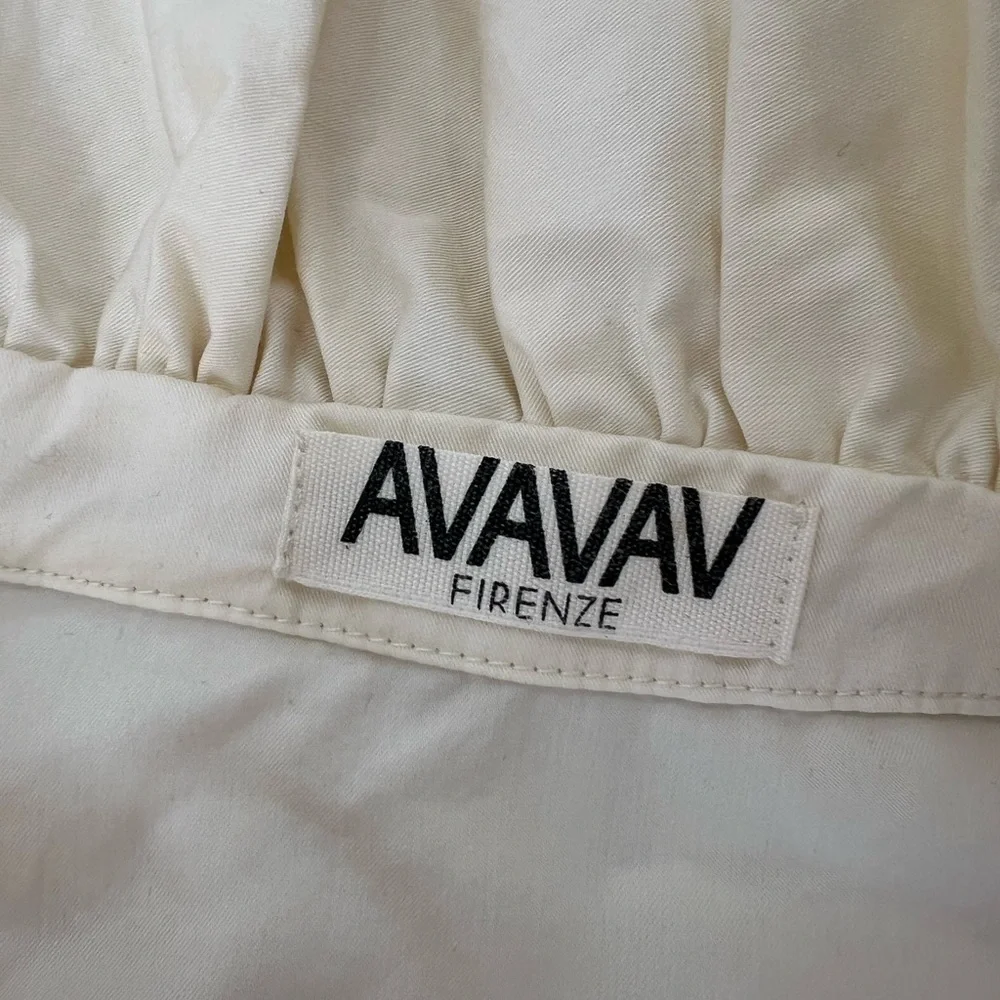 ! Avavav Firenze Cream Ruffled Mini Babydoll Dress - Picture 4 of 12